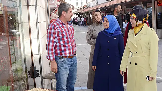 Bedesten esnafının  sorunlarını dinlediler
