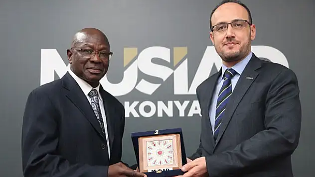 Benin Cumhuriyeti büyükelçisi MÜSİAD Konya Şubesi'nin konuğu oldu