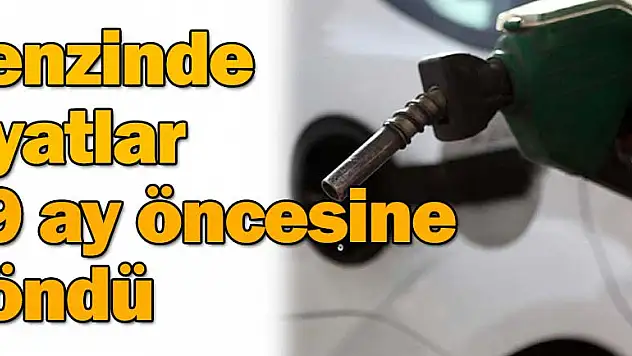 Benzinde fiyatlar 29 ay öncesine döndü
