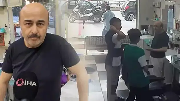 Berberde tıraş oldular! Ücreti ödemeden kaçtılar
