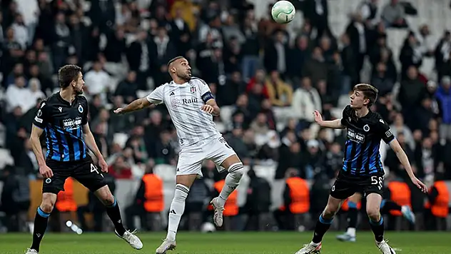 Beşiktaş, evinde Belçika temsilcisi Club Brugge'a mağlup oldu
