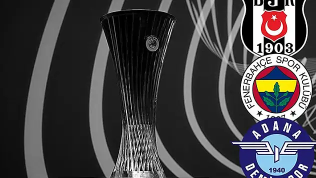 Beşiktaş, Fenerbahçe ve Adana Demirspor'un Konferans Ligi'ndeki rakipleri belli oldu
