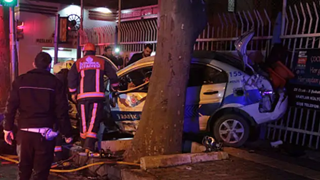 Beşiktaş'ta feci kaza: 1 polis şehit oldu