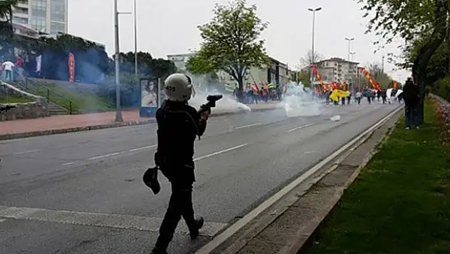 Beşiktaş'ta polis müdahalesi başladı