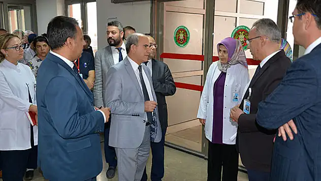 Beyhekim Devlet Hastanesinde genel değerlendirme toplantısı yapıldı