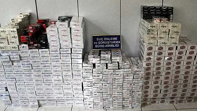 Beypazarı'nda 2 bin 155 paket kaçak sigara ele geçirildi