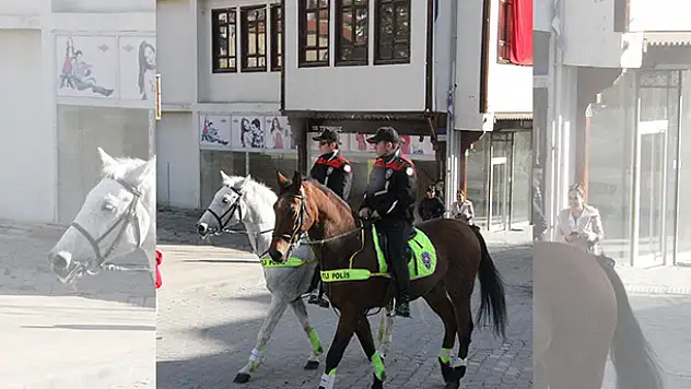 Beypazarı'nda atlı polisler göreve başladı