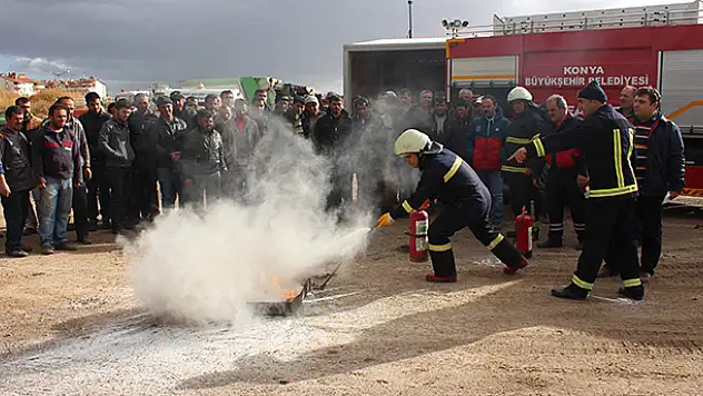 Beyşehir Belediyesi'nde Acil Durum ve Yangın Tatbikatı