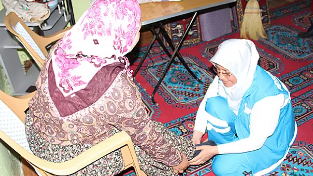 Beyşehir Belediyesinin yaşlılara evde bakım hizmeti
