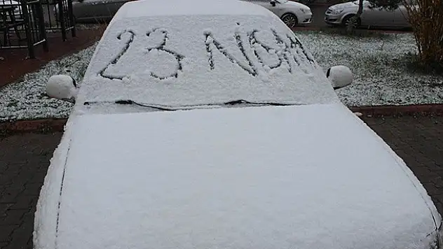 Beyşehir beyaza büründü