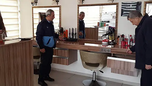 Beyşehir'de bayan kuaför salonları denetlendi