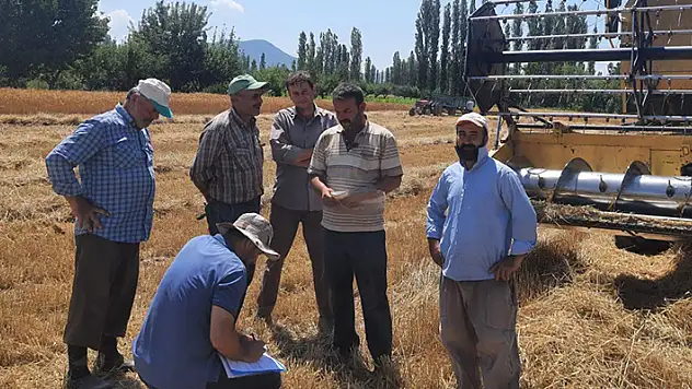 Beyşehir'de biçerdöver kontrollerinin sürdüğü bildirildi