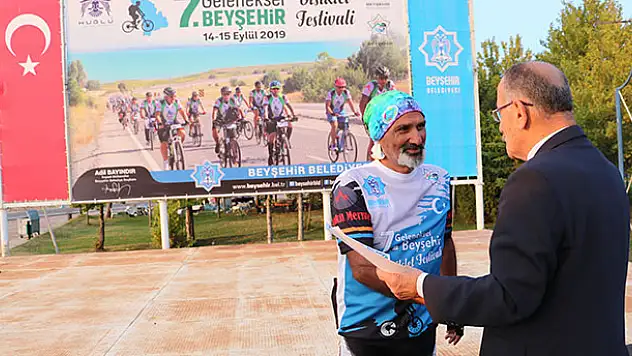 Beyşehir'de Bisiklet Festivali sona erdi