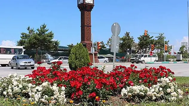 Beyşehir'de çiçeklendirme çalışmaları