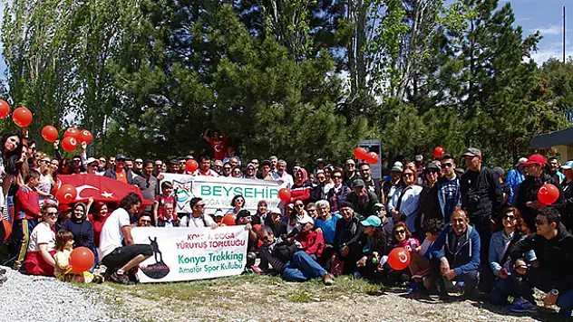 Beyşehir'de çocuklar için doğa yürüyüşü