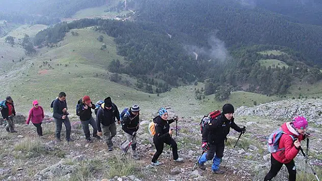 Beyşehir'de dağcılık şenliği
