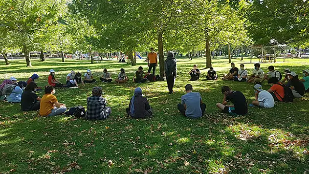 Beyşehir'de, 'Doğada bilsem, öğrenebilsem' konulu TÜBİTAK doğa projesi