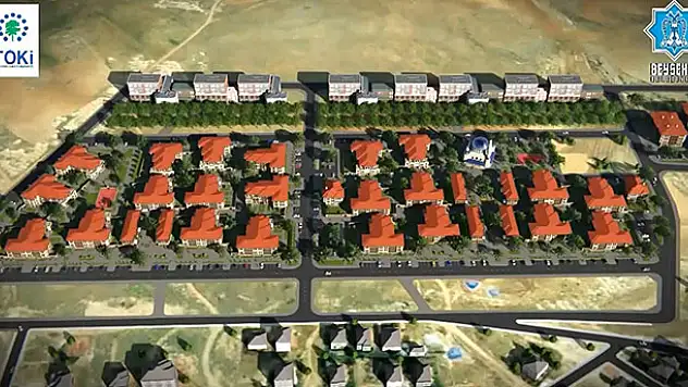 Beyşehir'de emeklilere yönelik konutlar için başvurular başladı