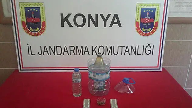 Beyşehir'de Esrar Alemine Jandarma Baskını