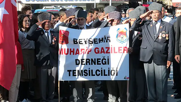 Beyşehir'de Gaziler Günü anma programı