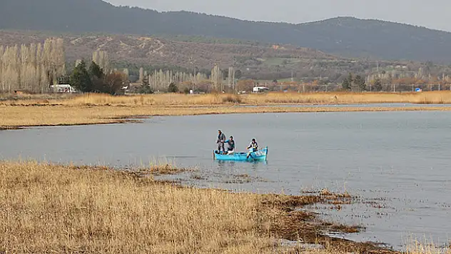 Beyşehir'de göl kıyılarında sinekle mücadele devam ediyor