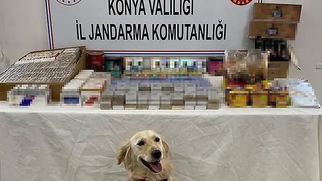 Beyşehir'de gümrük kaçağı sigara ve tütün mamulleri ele geçirildi
