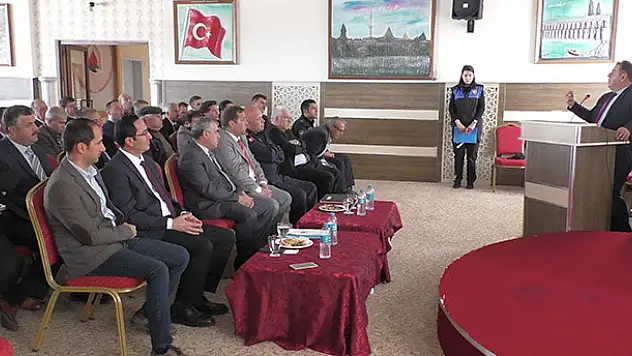 Beyşehir'de ilçenin güvenliği masaya yatırıldı