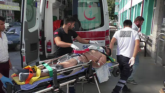 Beyşehir'de iş kazası