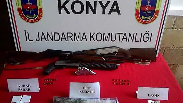Beyşehir'de Jandarmadan Uyuşturucu Operasyonu