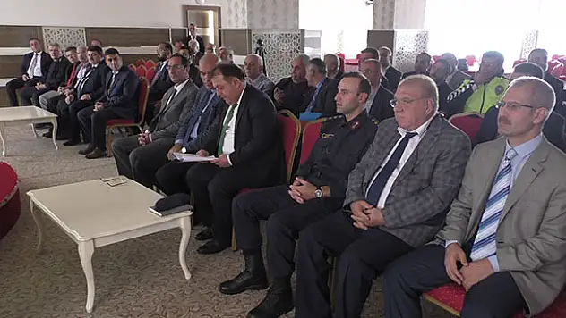Beyşehir'de kent güvenlik danışma kurulu toplantısı yapıldı