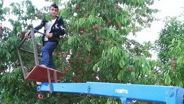 Beyşehir'de Kiraz Hasadından Teknoloji Desteği