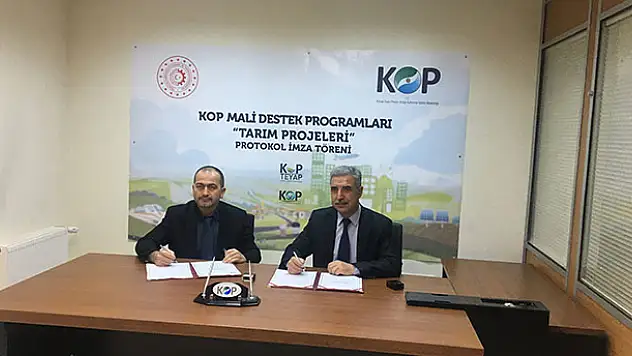 Beyşehir'de 'KOP seralarında üretim, tarımdaki bereketim' projesi