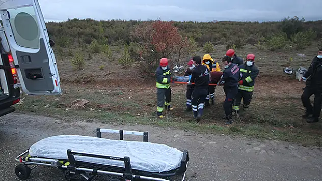 Beyşehir'de minibüs devrildi: 1 yaralı