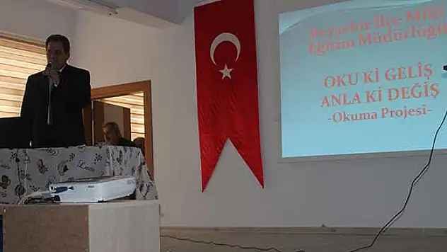 Beyşehir'de 'Oku ki değiş, anla ki geliş' projesi