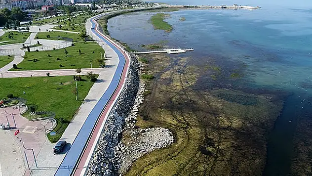 Beyşehir'de sahil bandına bisiklet ve yürüyüş yolu