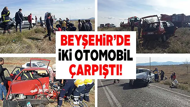 Beyşehir'de trafik kazası: 6 yaralı