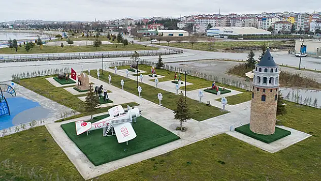 Beyşehir'de Türk Büyüğü, Halk ve Masal Kahramanları Parkı tamamlandı
