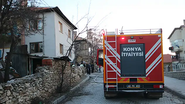 Beyşehir'de yangın