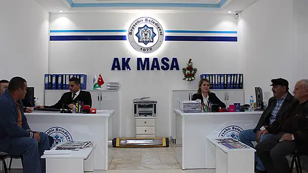 Beyşehir'de Yeni Çözüm Merkezi: ''Ak Masa''