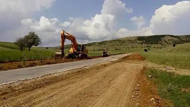 Beyşehir'de yollar genişliyor