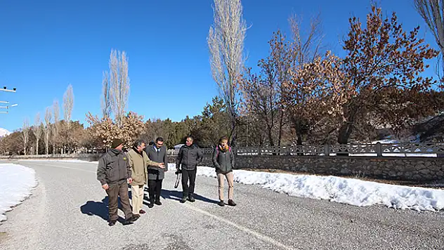 Beyşehir'deki Leylekler Vadisi'nde arazi gezisi