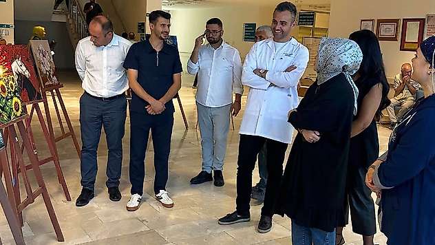Beyşehir Devlet Hastanesi'nde duygulandıran sergi