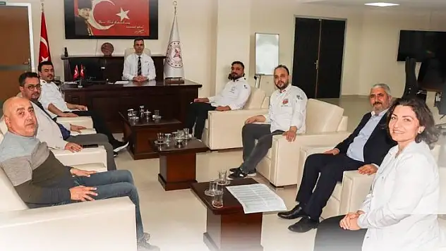 Beyşehir Devlet hastanesinde mutfak hizmetleri incelendi