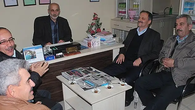 Beyşehir Gazeteciler Cemiyeti'nden Ak Parti İlçe Başkanı Şenol'a Ziyaret