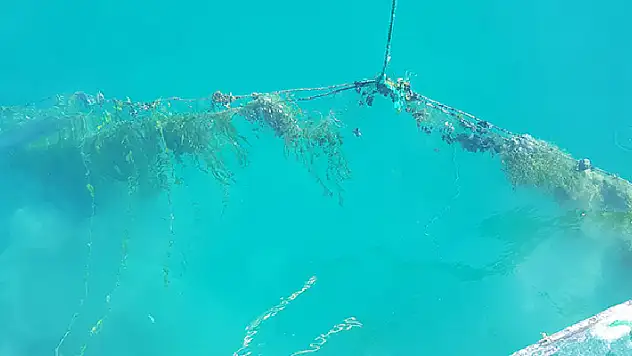 Beyşehir Gölü'nden 10 ton hayalet ağ çıkarıldı
