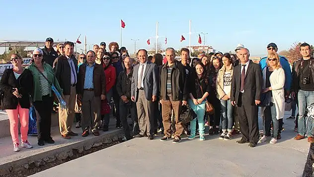 Beyşehir Gölü'ne mektup bıraktılar