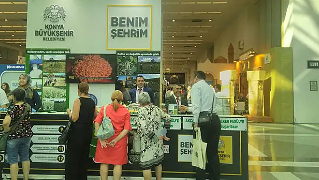 Beyşehir'in Şeker Fasülyesi başkentte görücüye çıktı