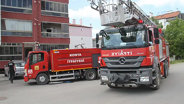 Beyşehir ve Hüyük'te yangın