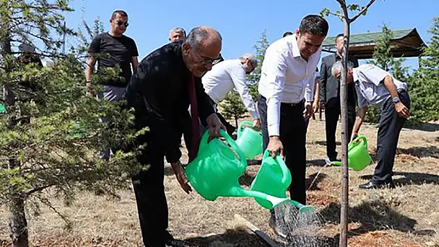 Beyşehir'de 15 Temmuz etinliklerinde şehitler için fidan dikildi
