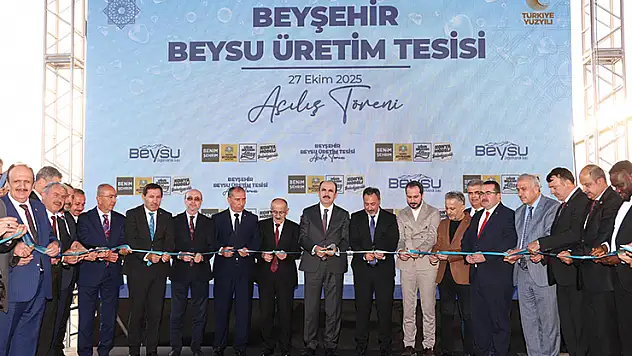 Beyşehir'de Beysu Üretim Tesisi açıldı